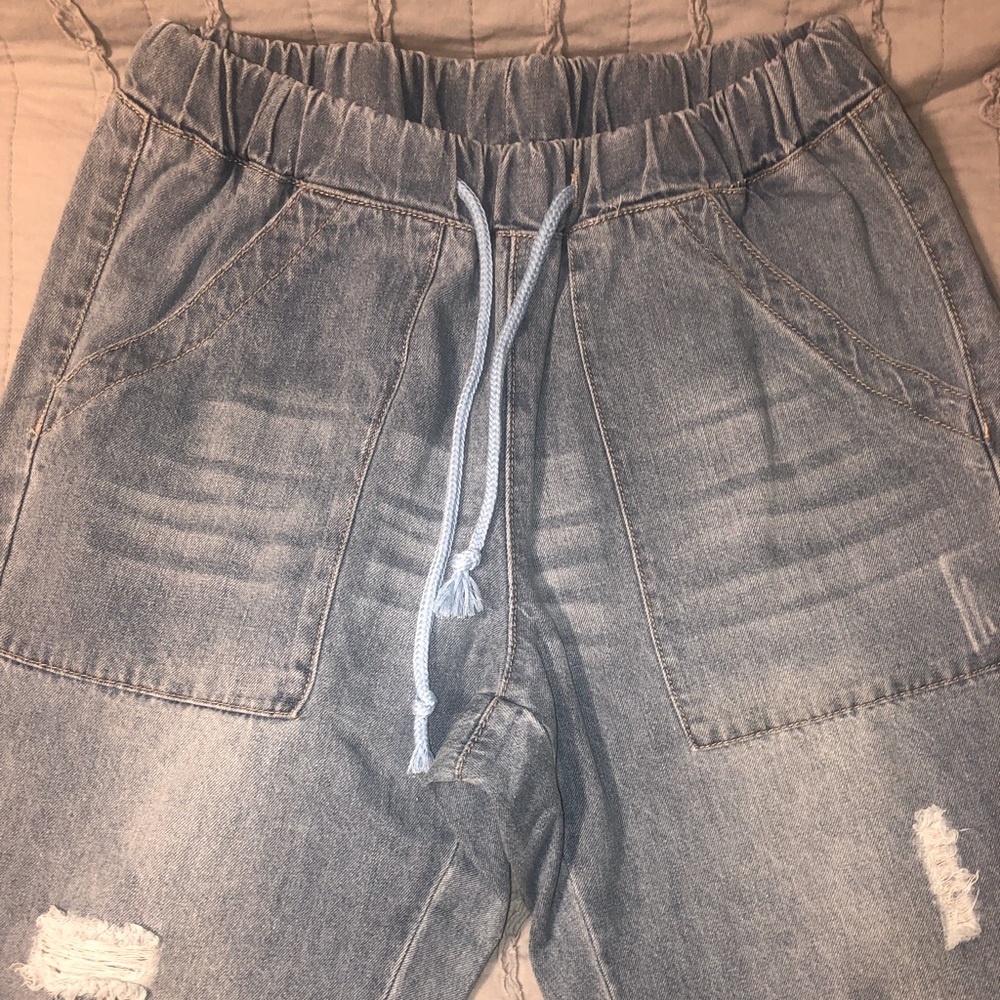 Denim Joggers Size: M
